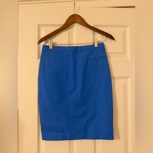 Banana Republic Vibrant Blue Pencil Skirt